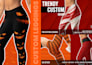 create trendy custom designs for leggings, yoga pants, and shorts